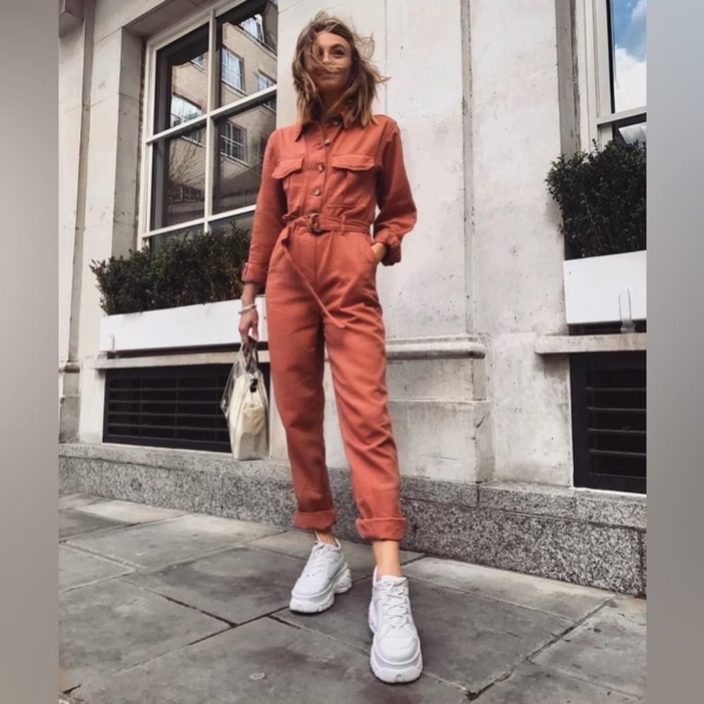 Topshop Belted Utility Boiler Jumpsuit